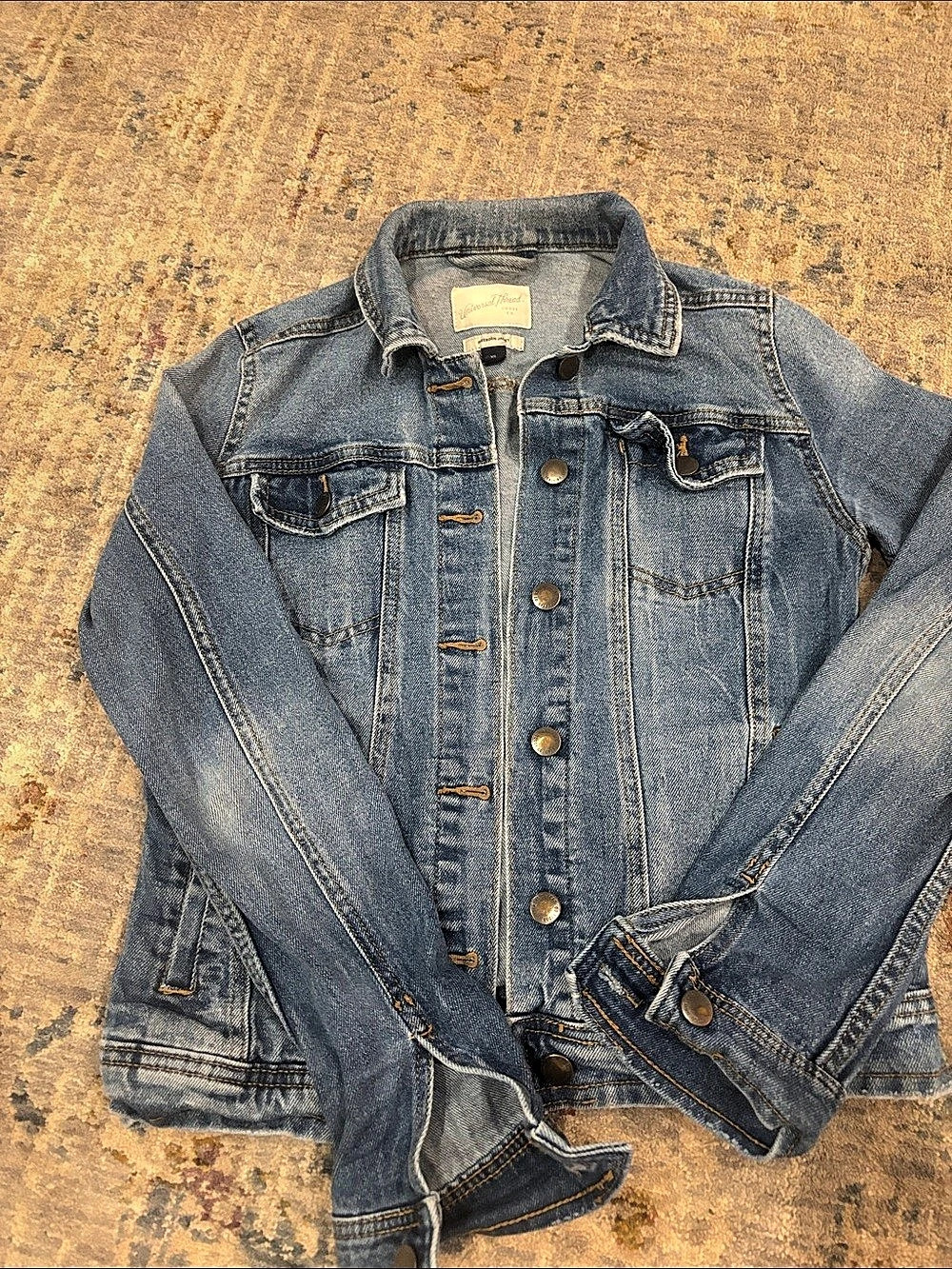 Universal Thread Pieborn Jacket Denim Jacket in Blue Size XS